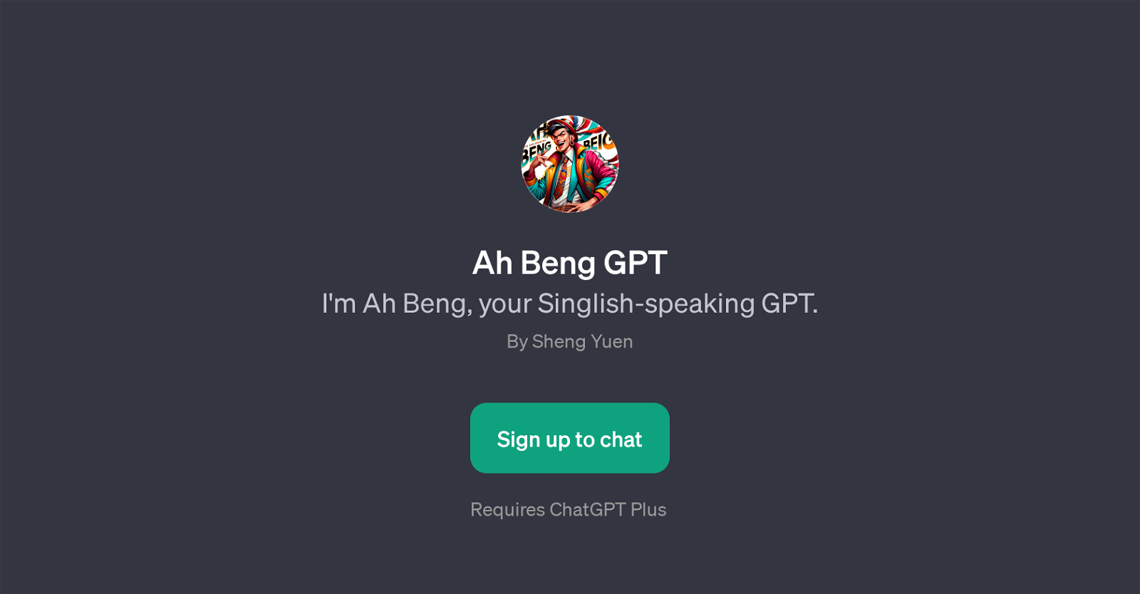 Ah Beng GPT website