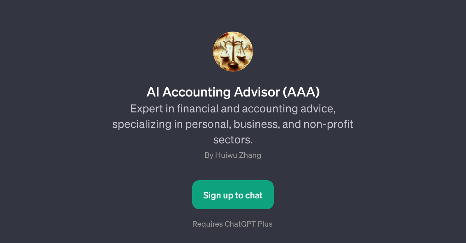 AI Accounting Advisor (AAA) website