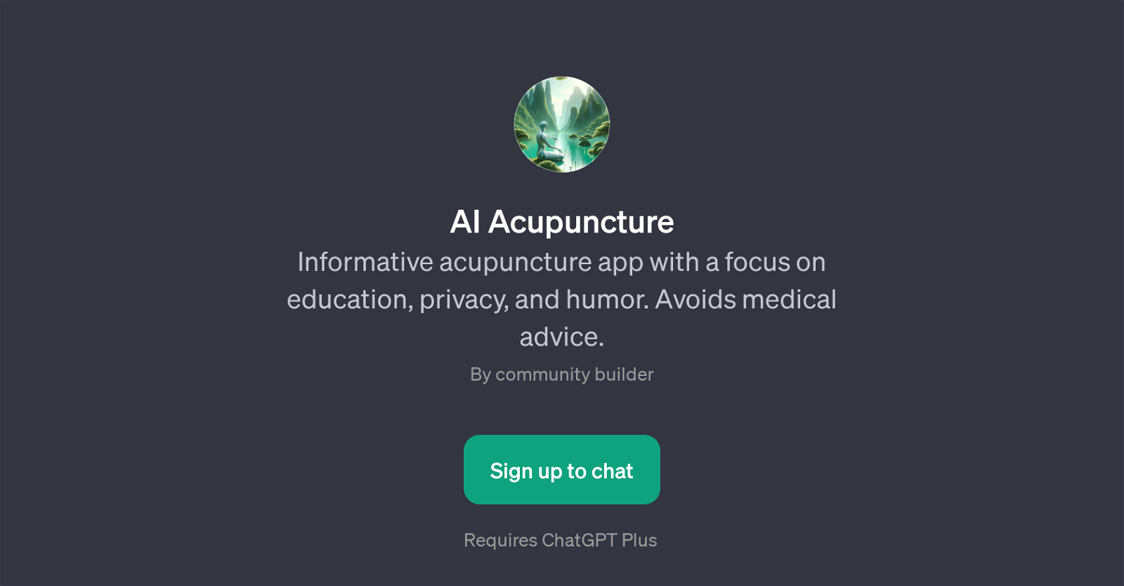 AI Acupuncture website