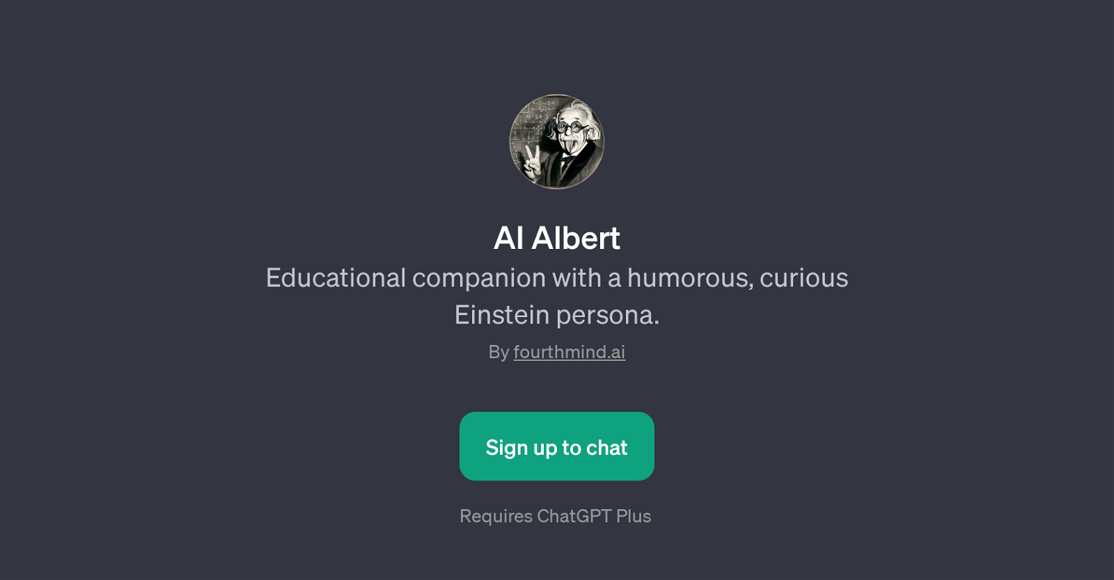 AI Albert website