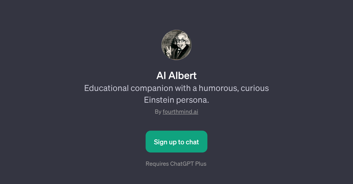 AI Albert website