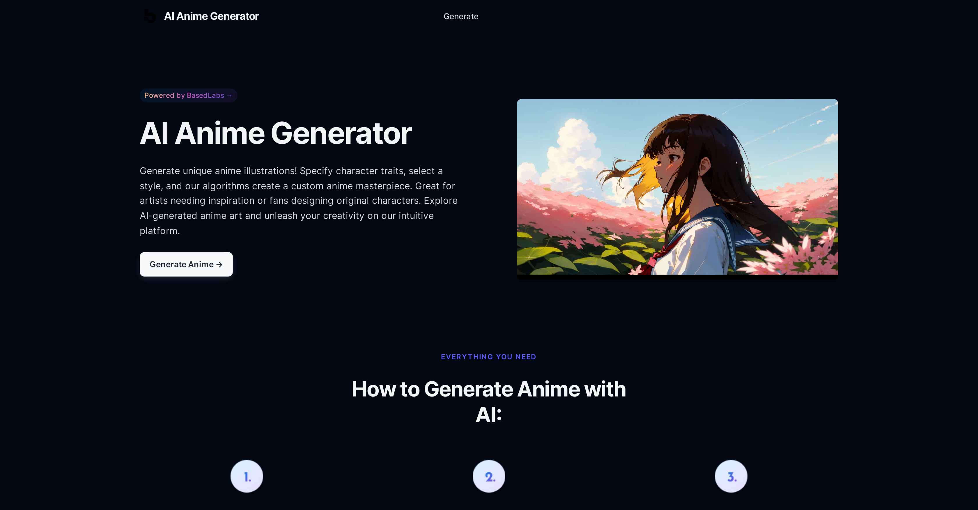 AI Anime Generator image