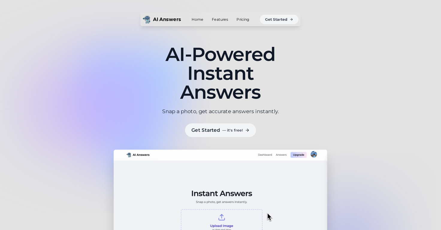 AI Answers Pro website