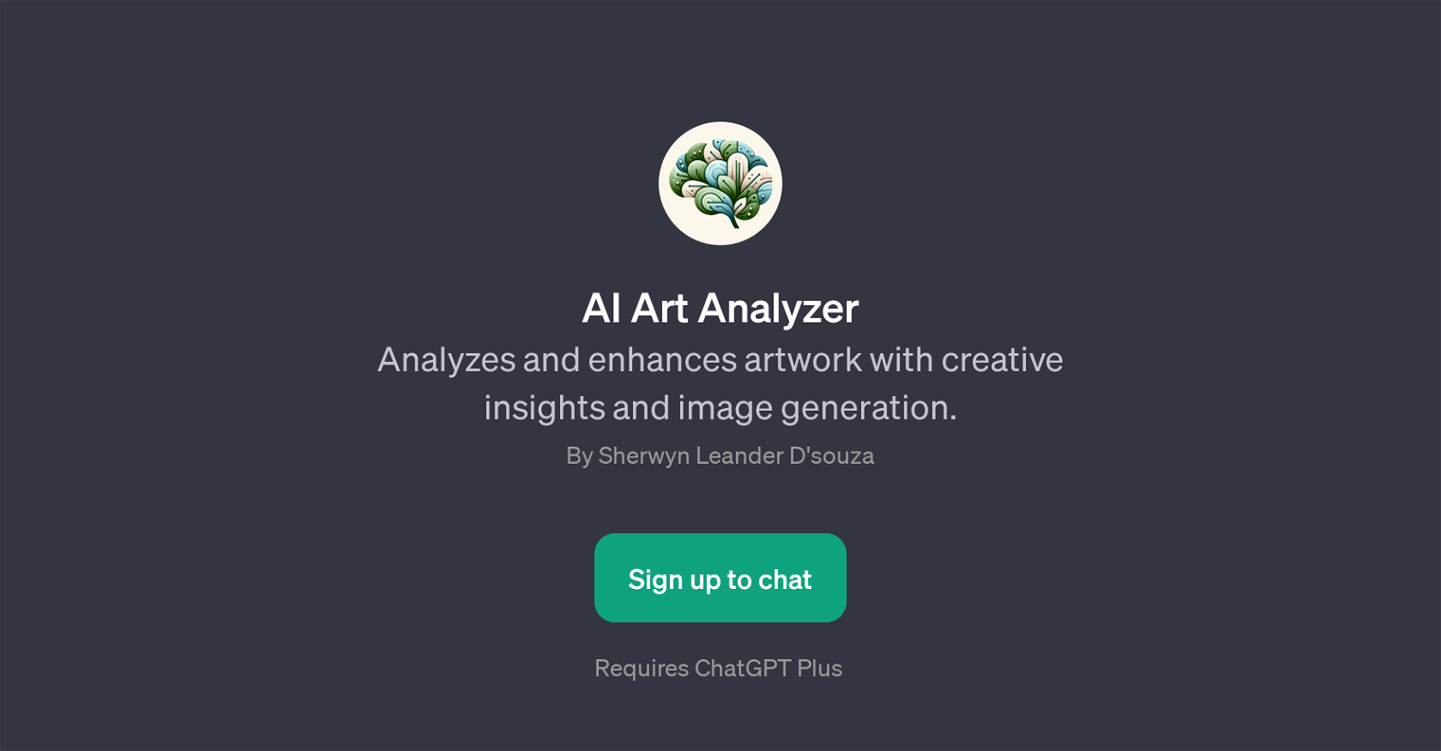AI Art Analyzer website