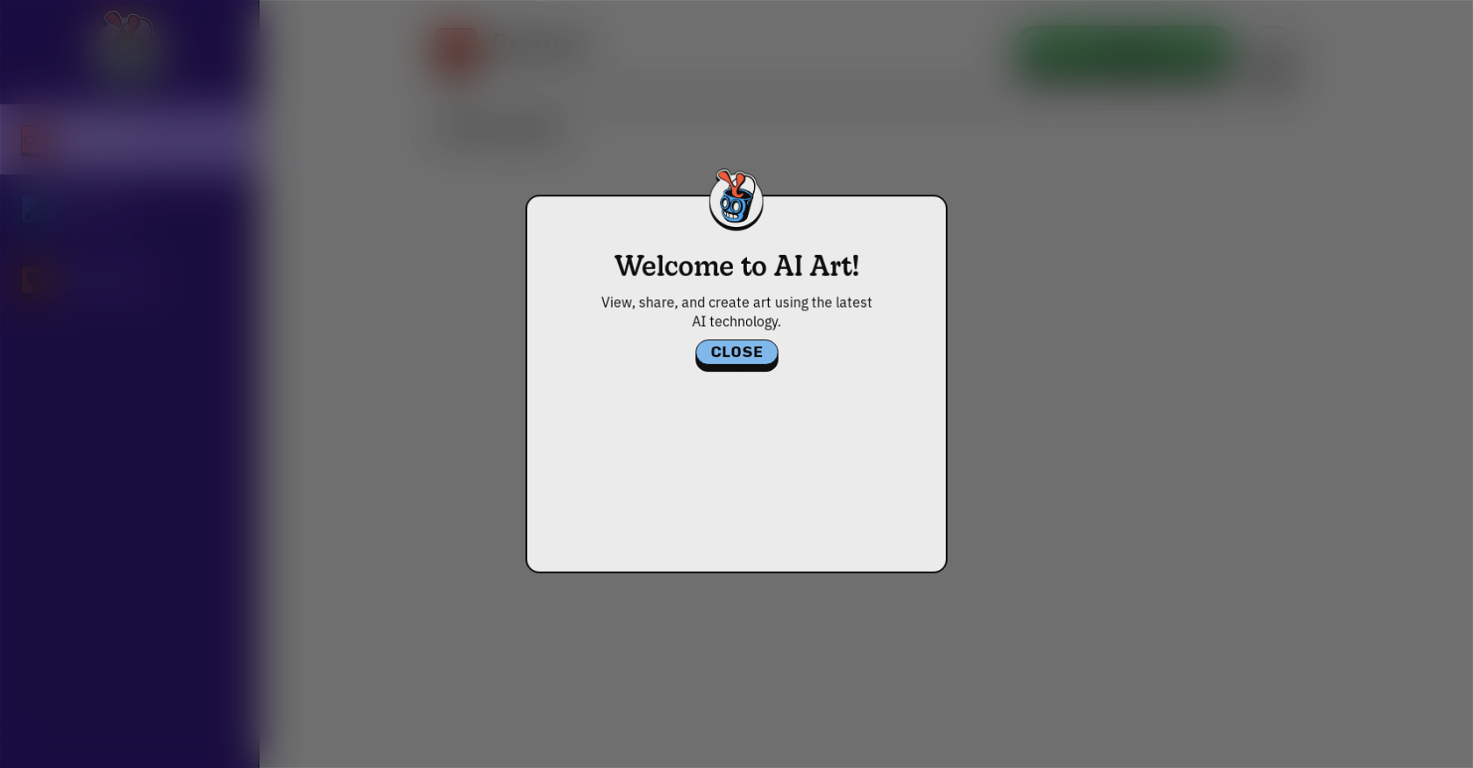 AI Art Latitude website