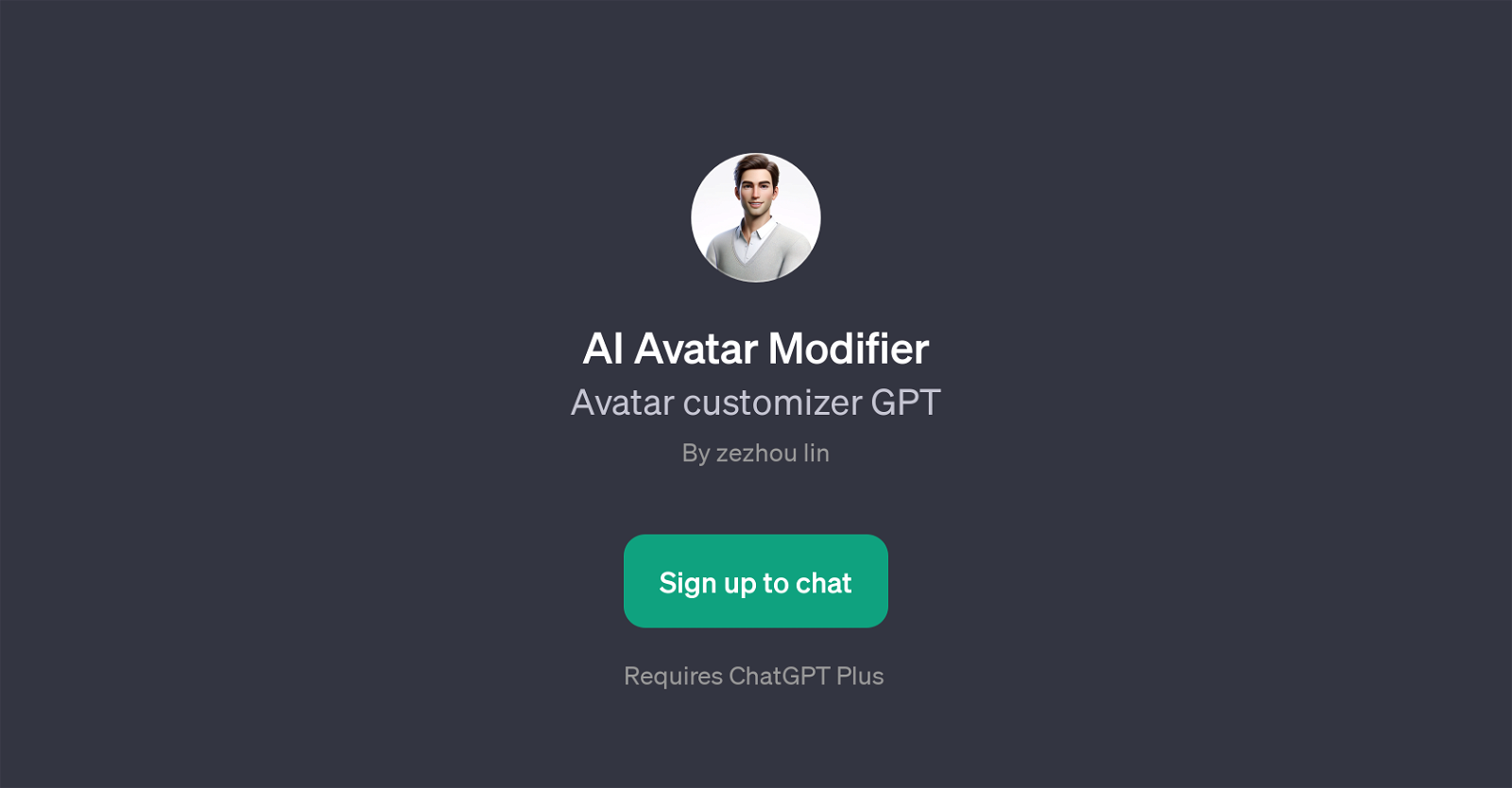 AI Avatar Modifier website