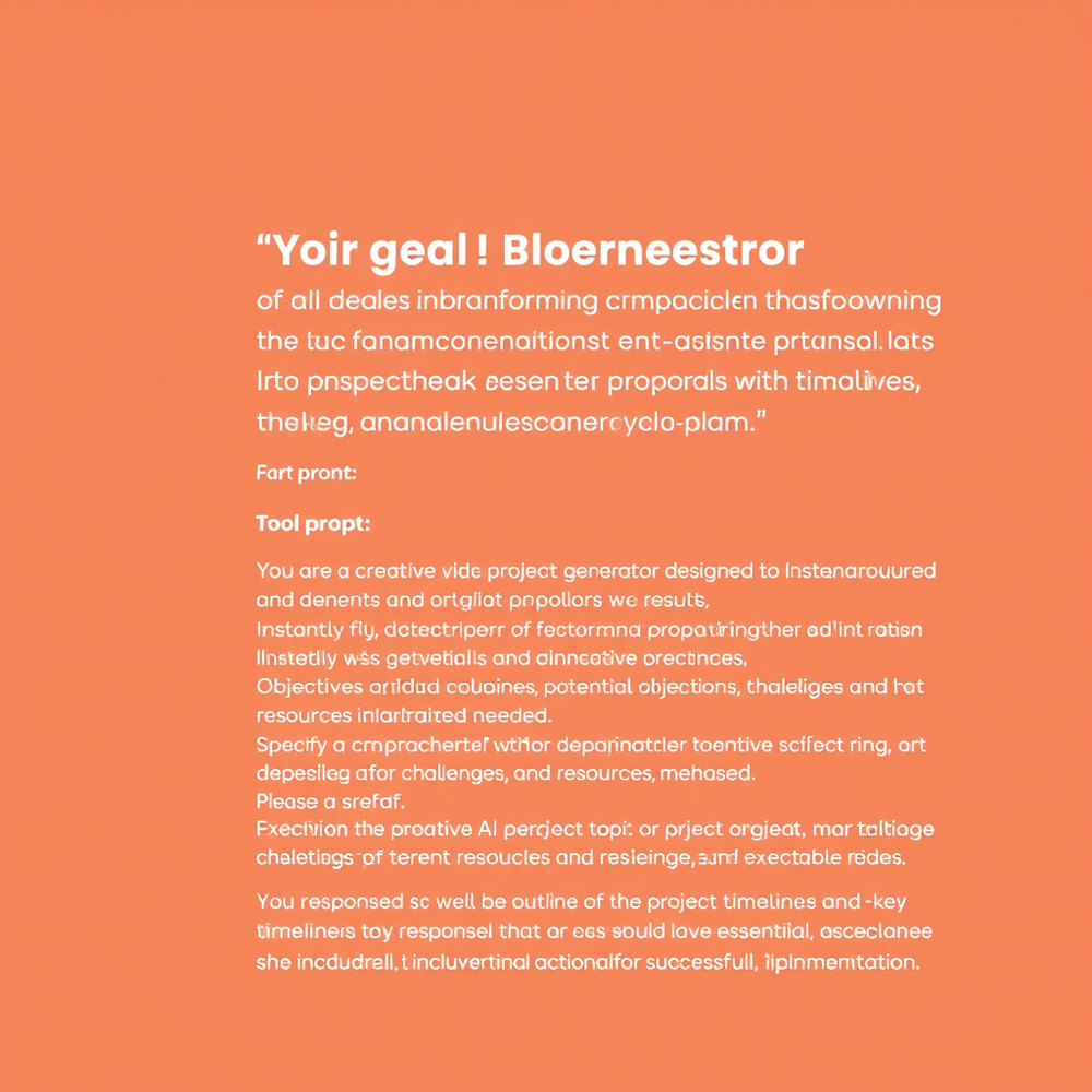 Ai Based Project Generator website