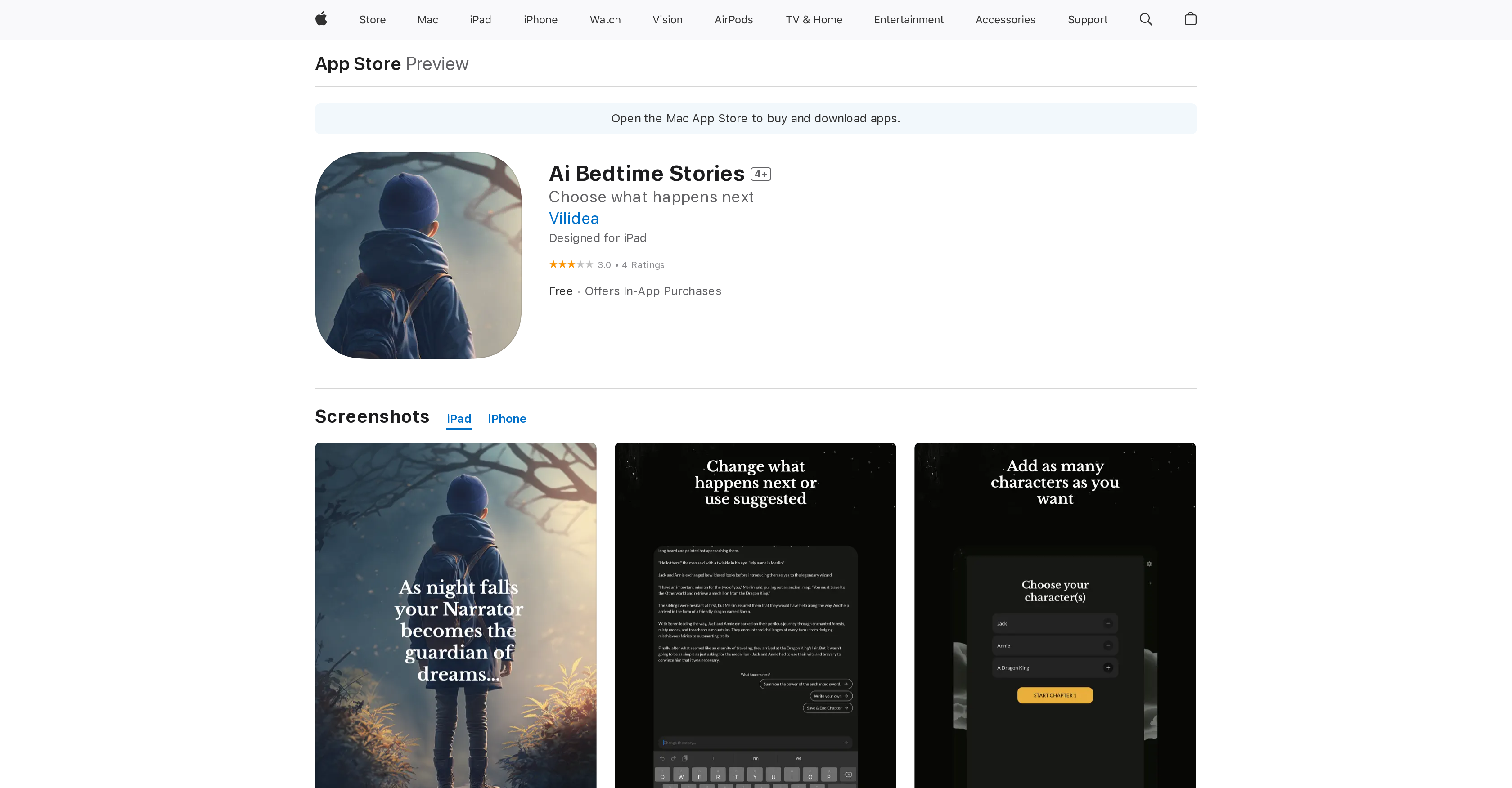 Ai Bedtime Stories screenshot 1 Ai Bedtime Stories screenshot 1