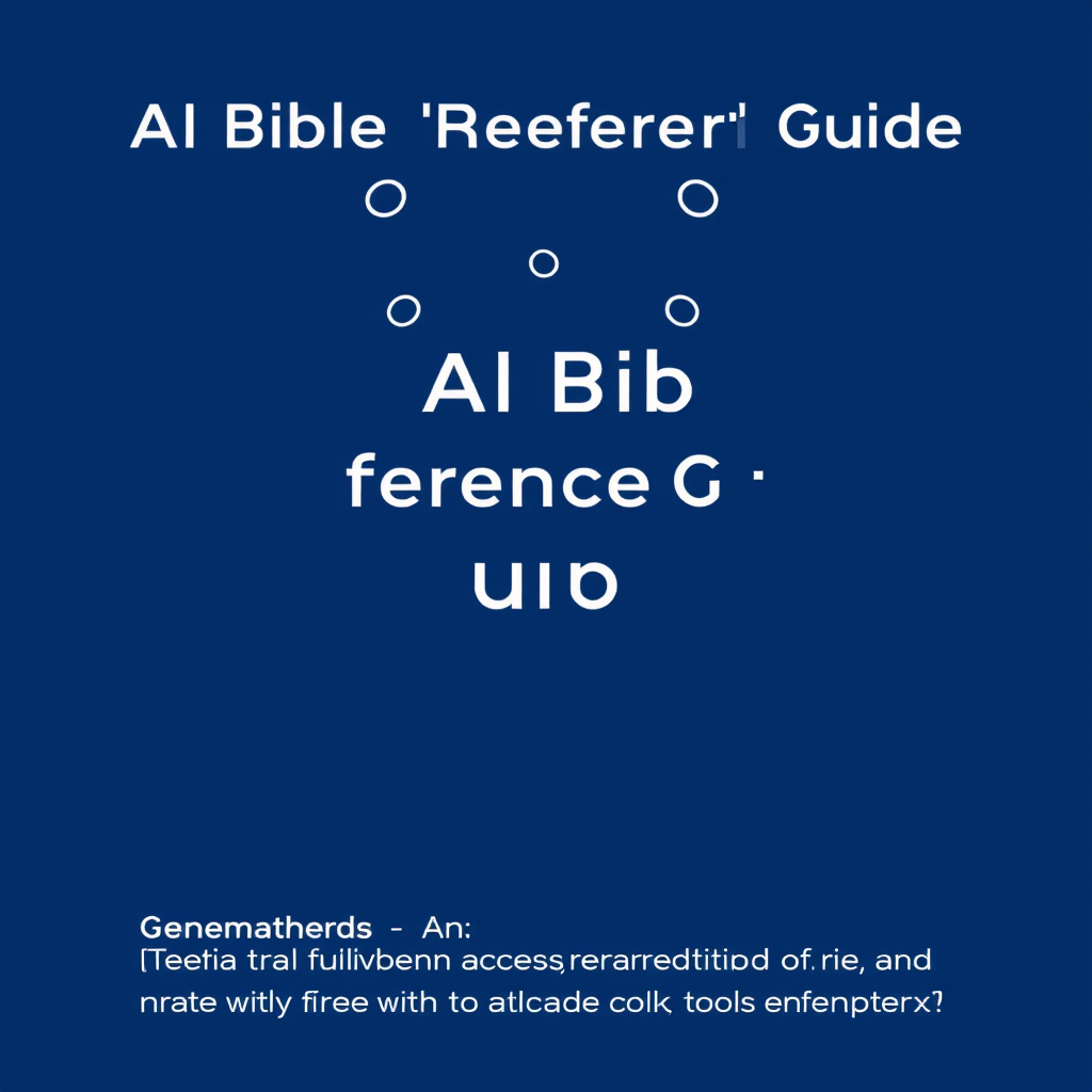 AI Bible Reference Guide Free No Signup AI Tool ai-bible-reference-guide-free-no-signup-ai-tool
