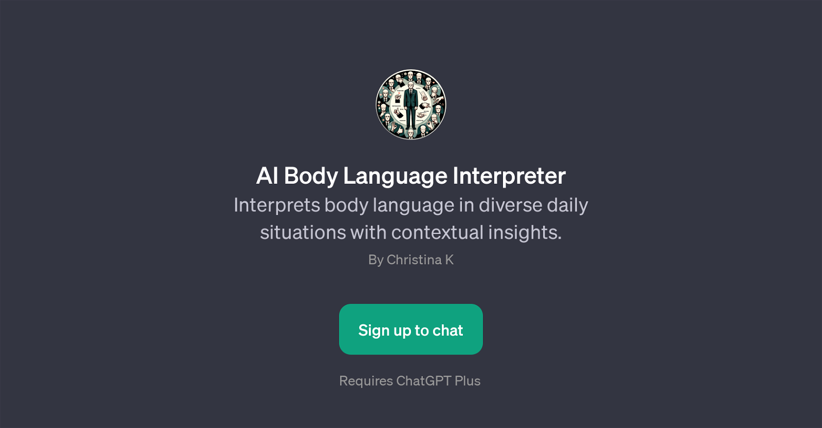 AI Body Language Interpreter website