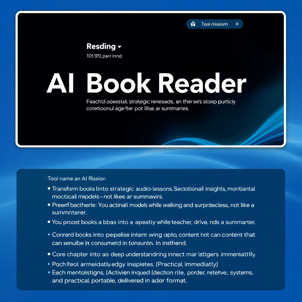 AI-Book-Reader website