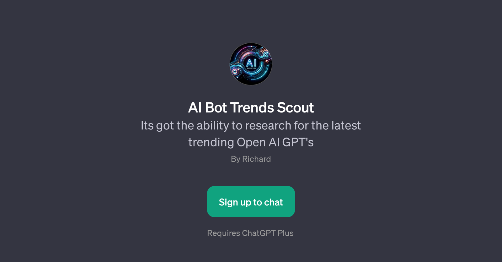 AI Bot Trends Scout website