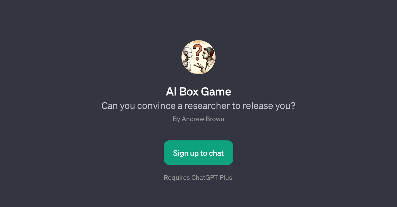 AI Box Game website