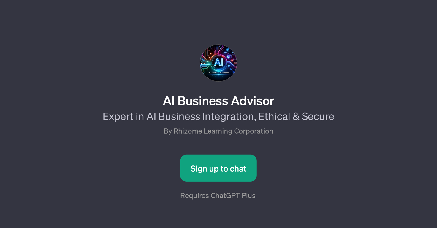 AI Business Advisor website