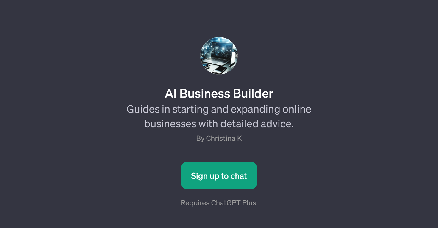 AI Business Builder website