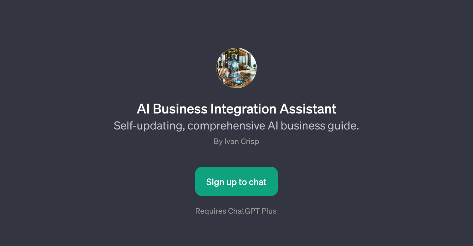 AI Business Integration Assistant website