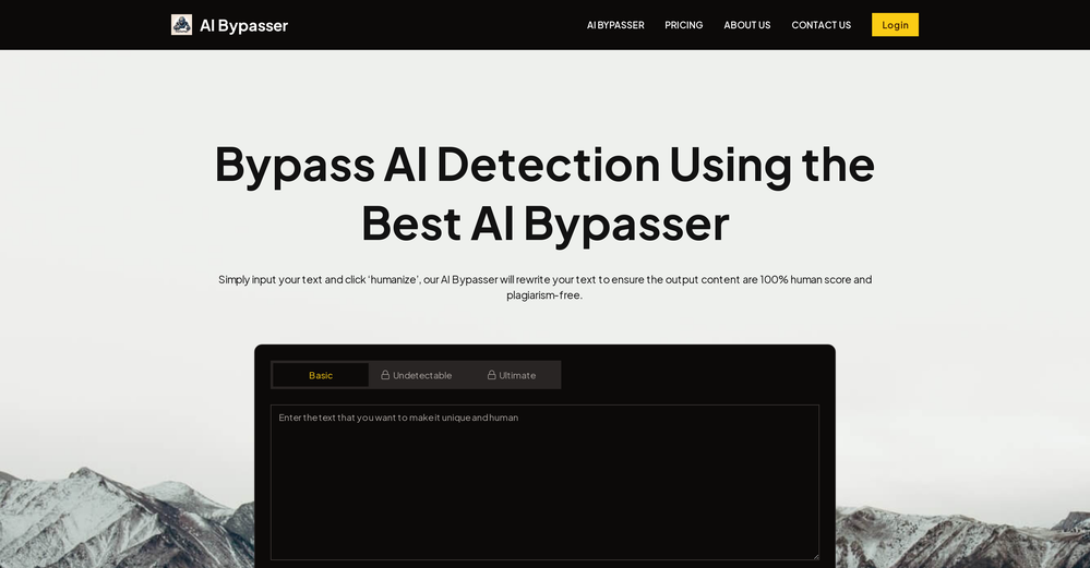 AI Bypasser website