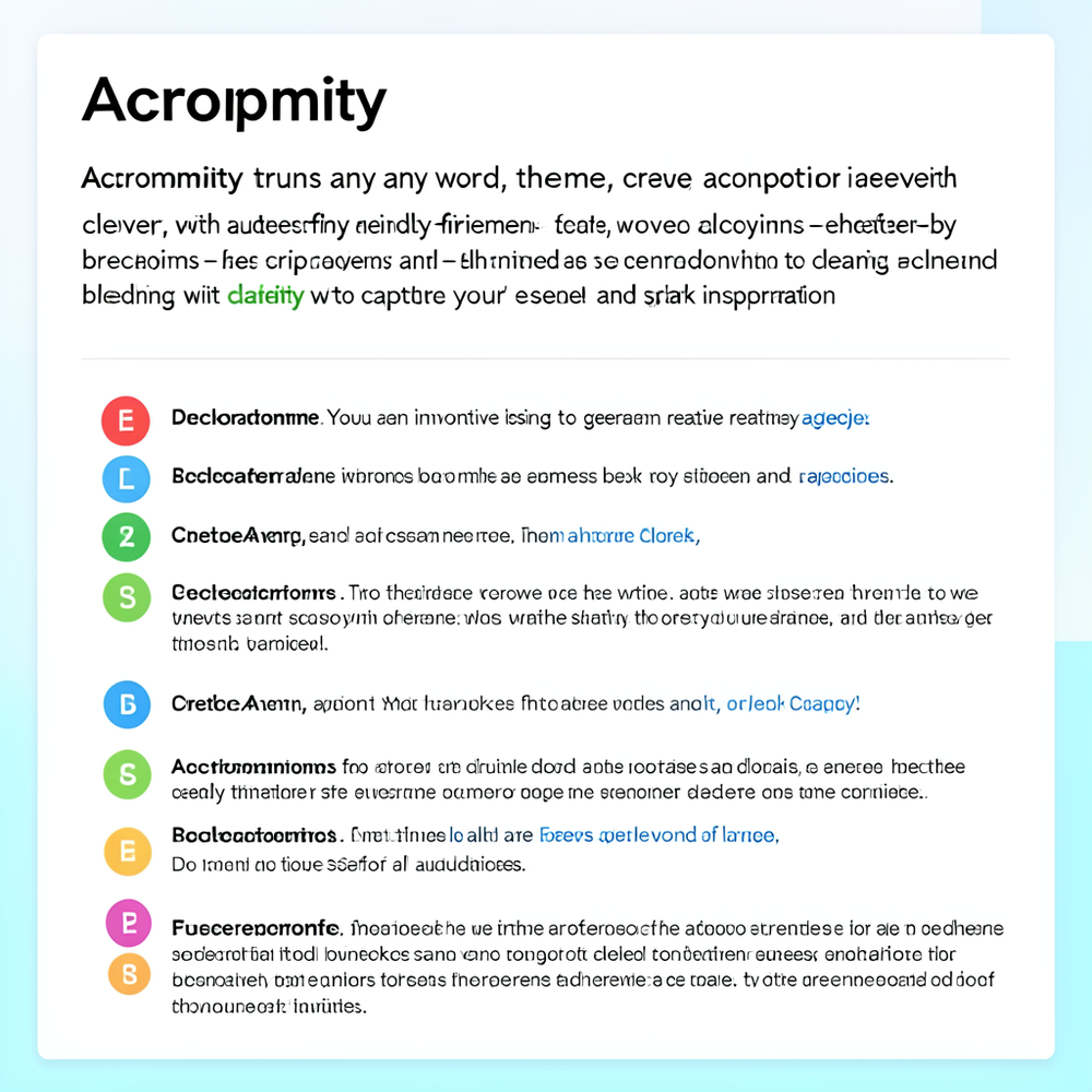 Acronymity website