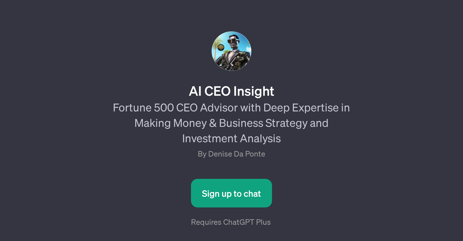 AI CEO Insight website