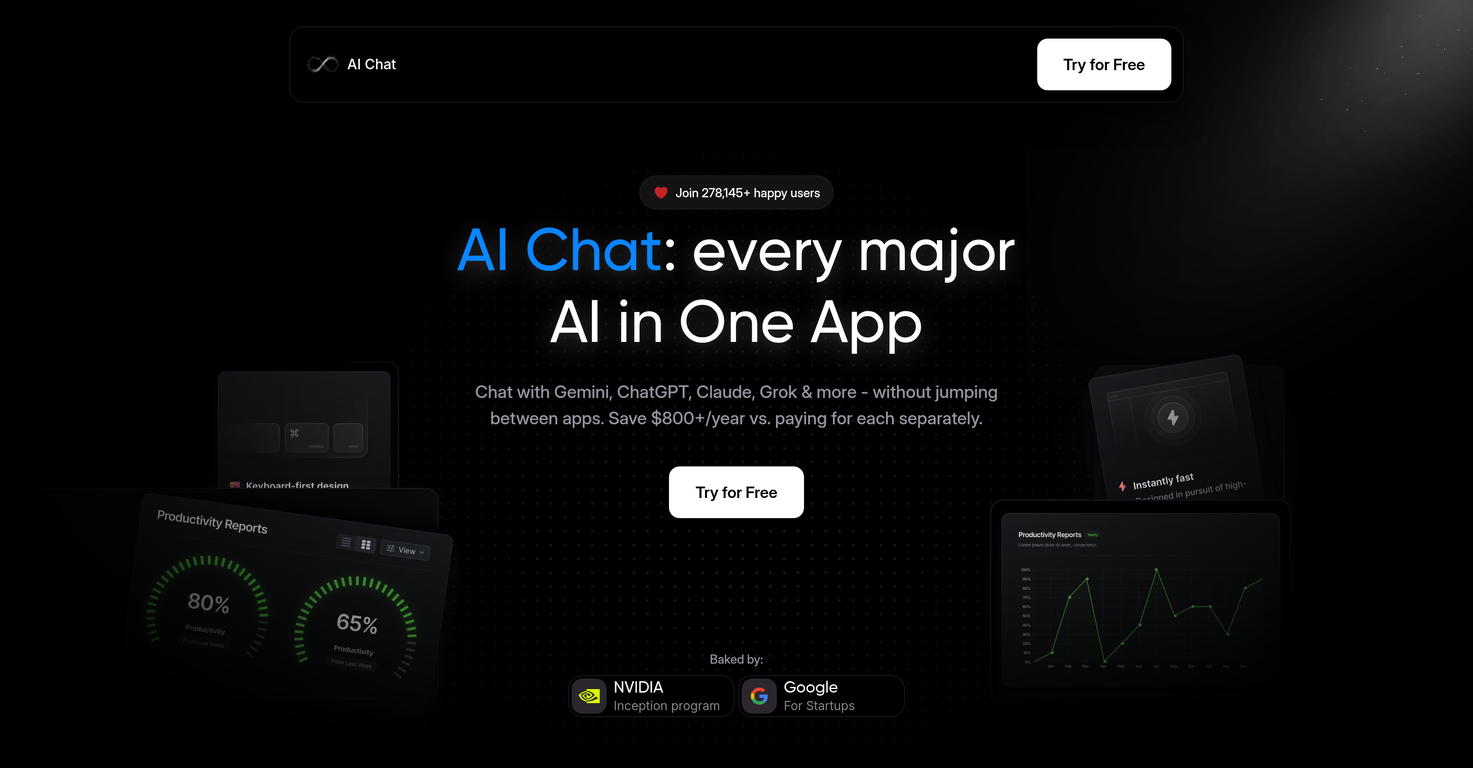 AI Chat website