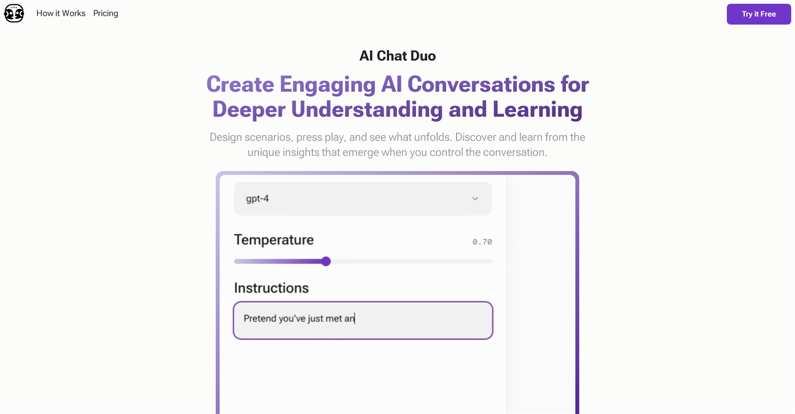 AI Chat Duo website