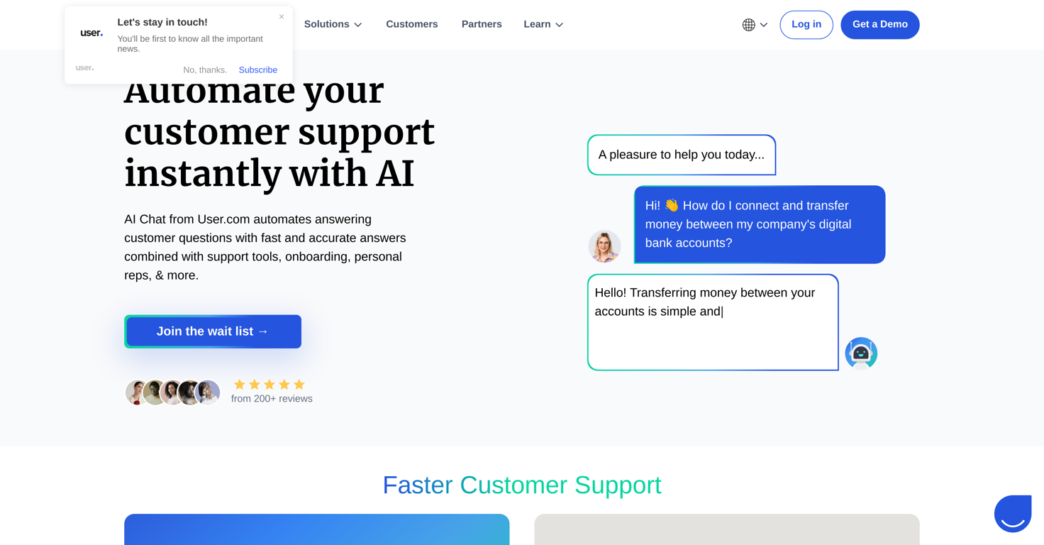 AI Chat website