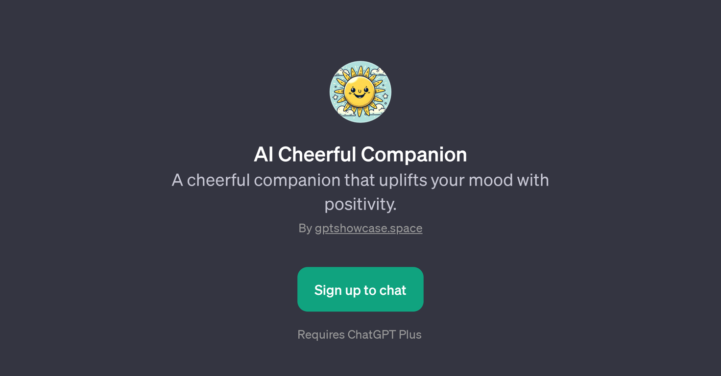 AI Cheerful Companion website