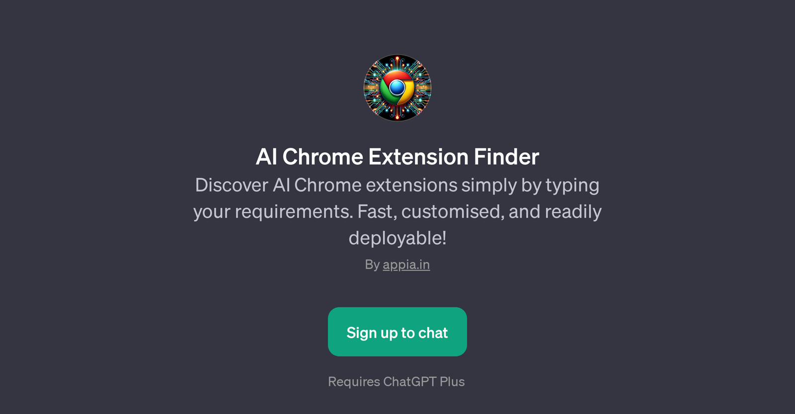 AI Chrome Extension Finder website