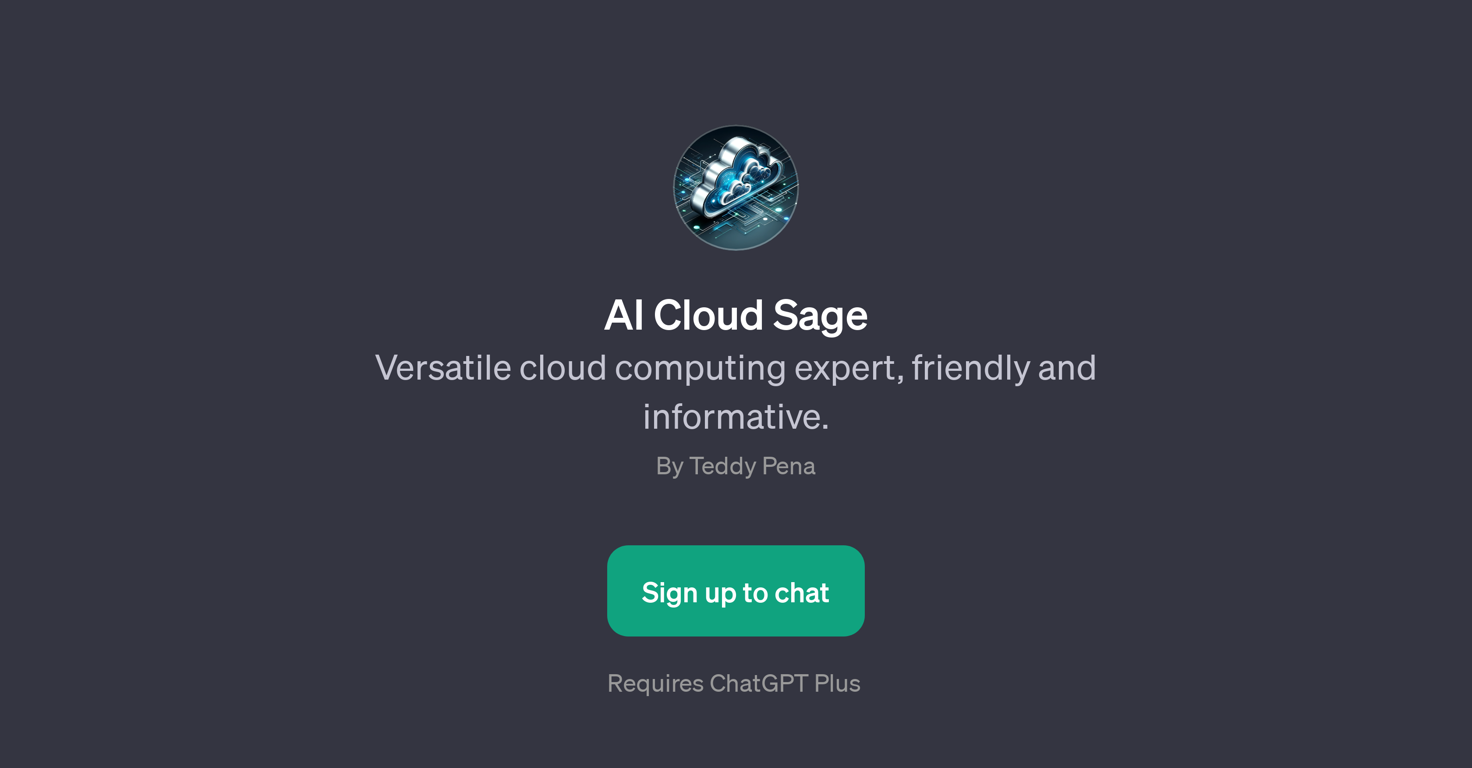 AI Cloud Sage website