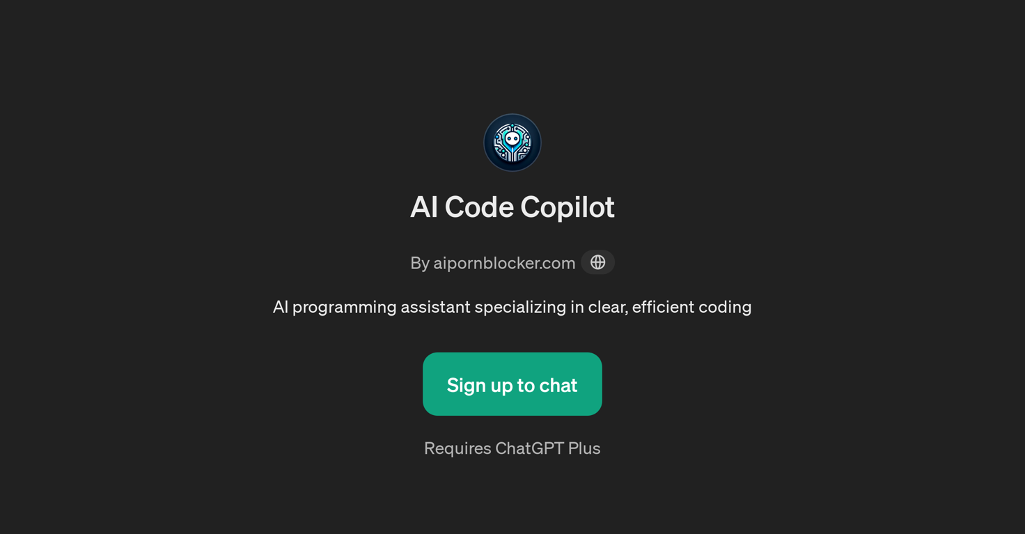 AI Code Copilot website