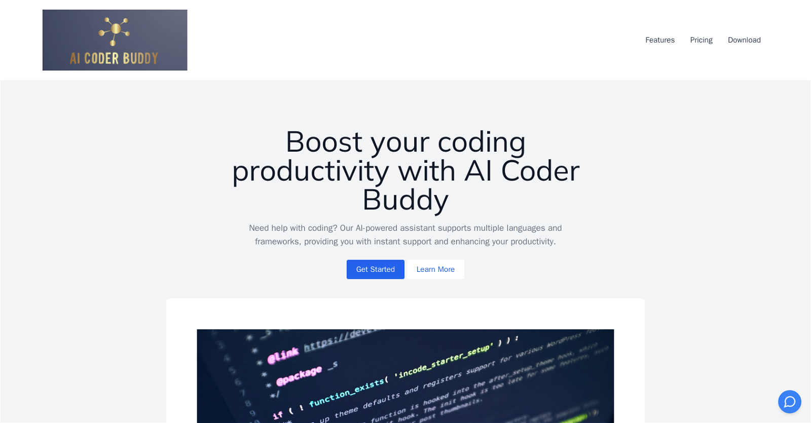 AI Coder Buddy website