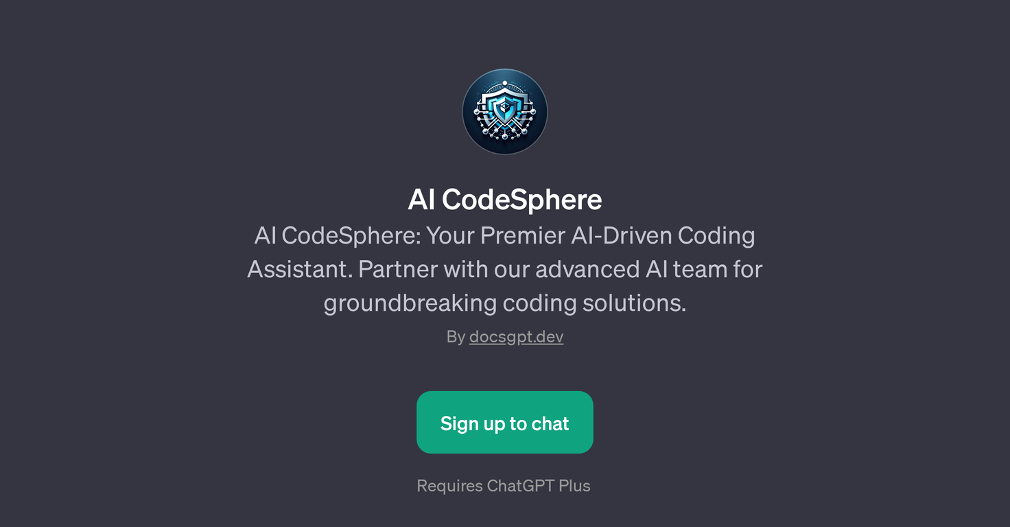 AI CodeSphere website