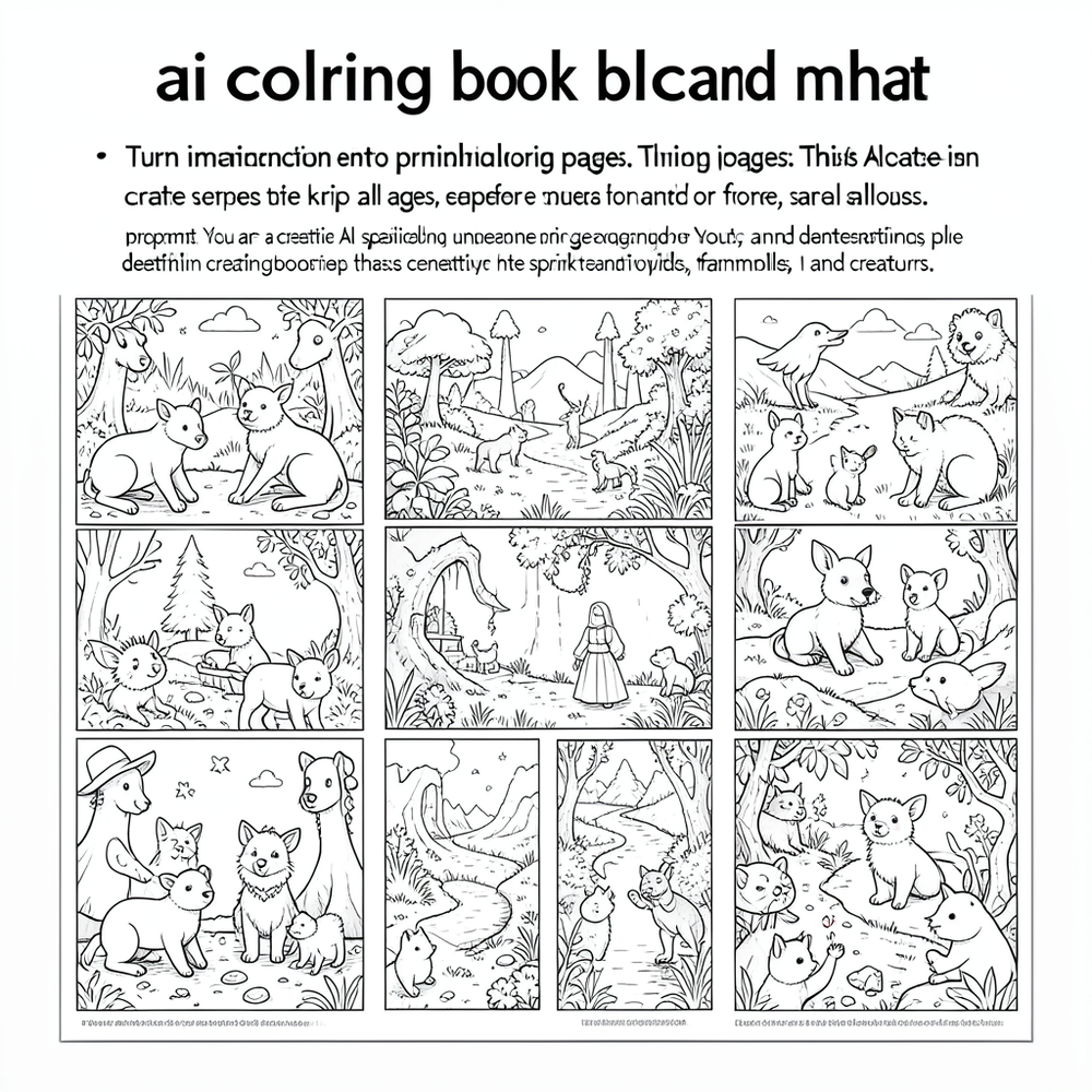 ai coloring book black and white website