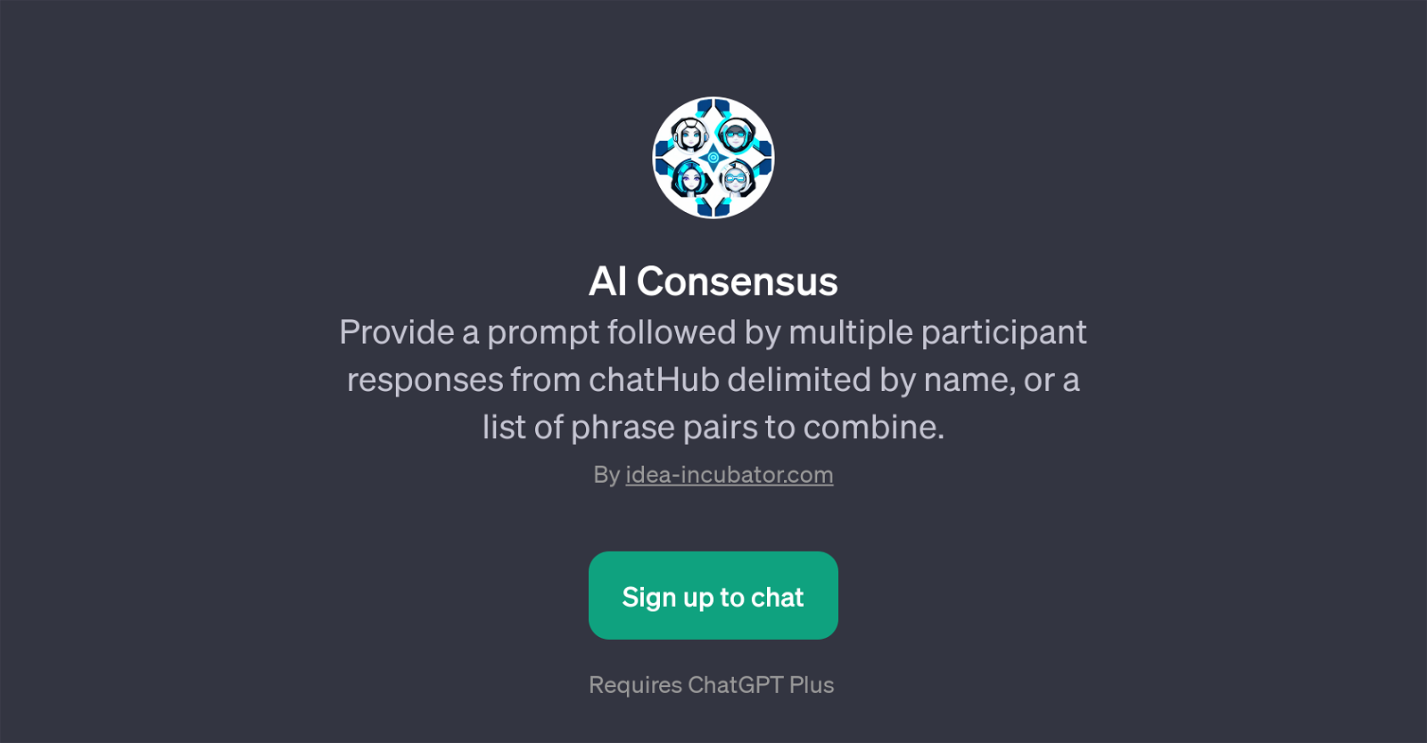 AI Consensus website