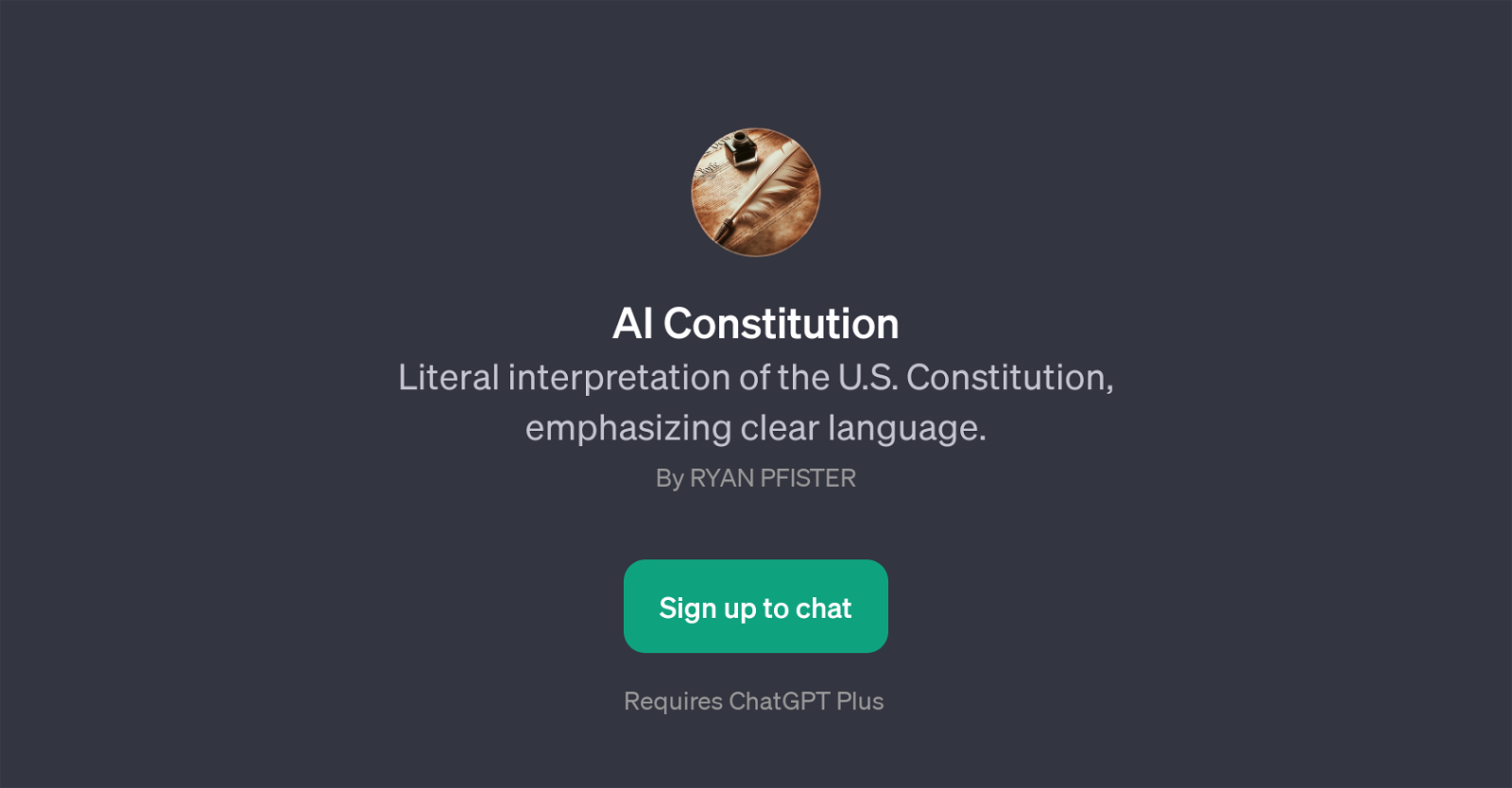 AI Constitution website