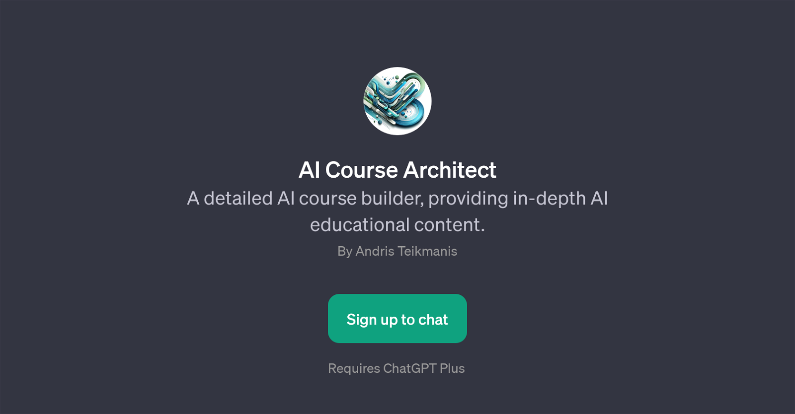 AI Course Architect website