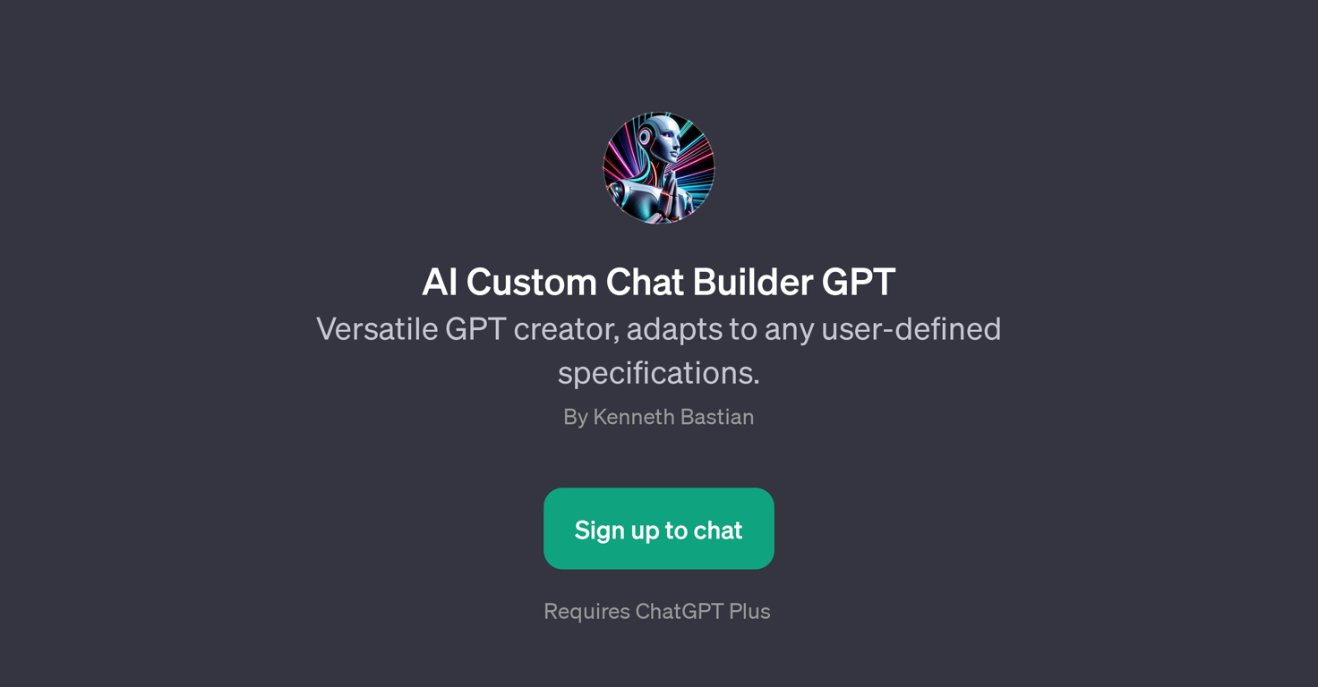 AI Custom Chat Builder GPT website