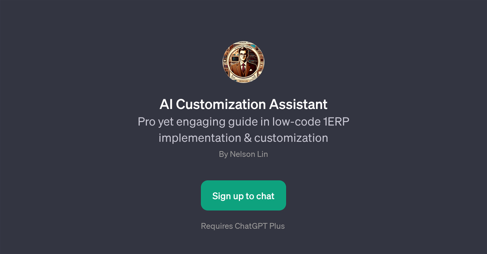 AI Customization Assistant website