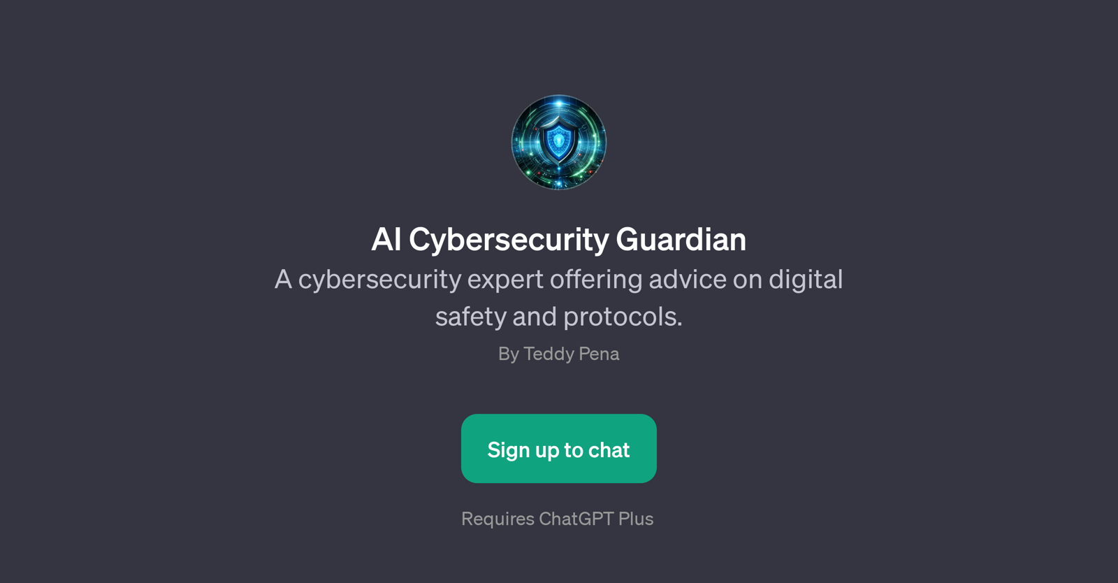 AI Cybersecurity Guardian website