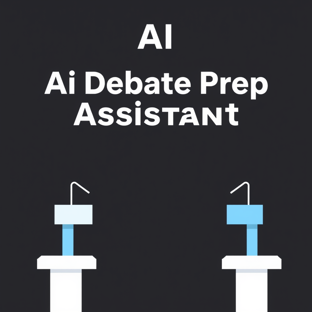 AI Debate Prep Assistant website
