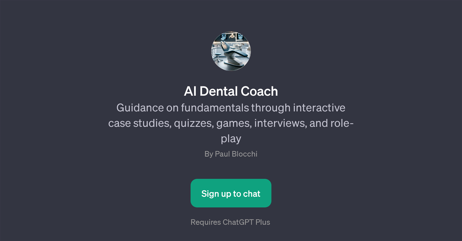 AI Dental Coach website