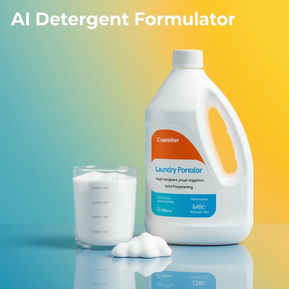 AI Detergent formulator using raw chemicals website