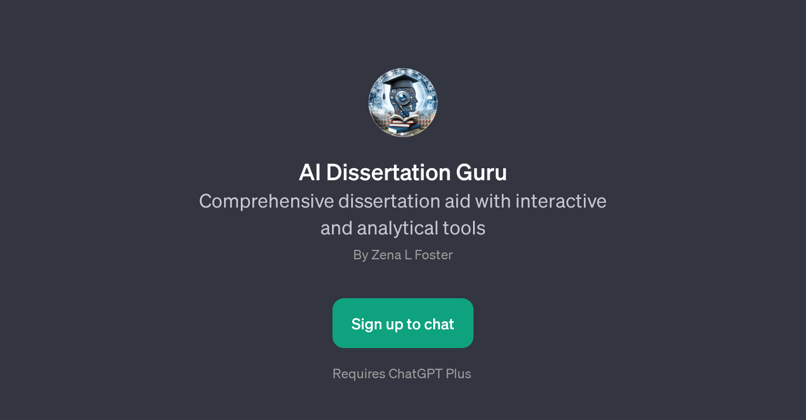 AI Dissertation Guru website