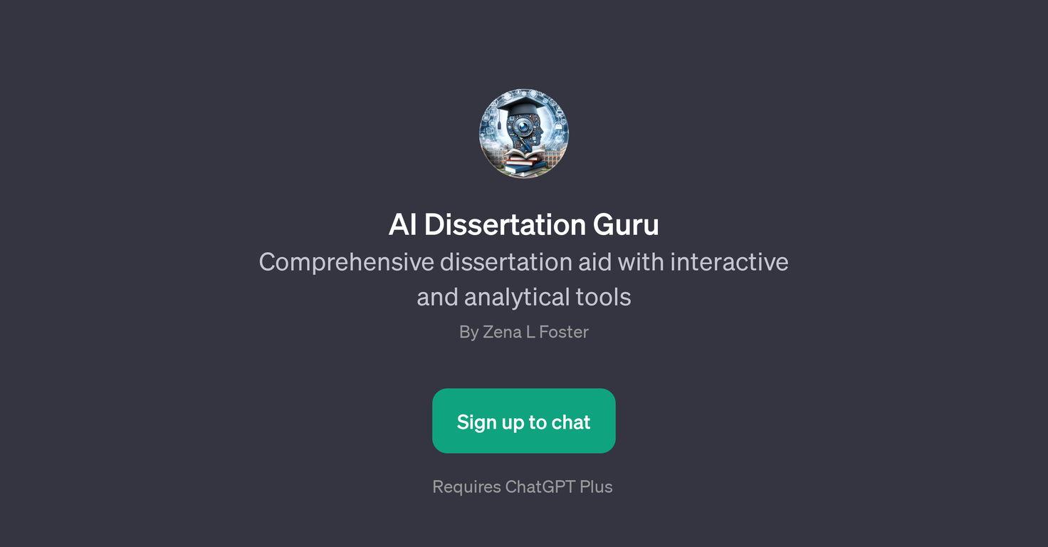 AI Dissertation Guru website