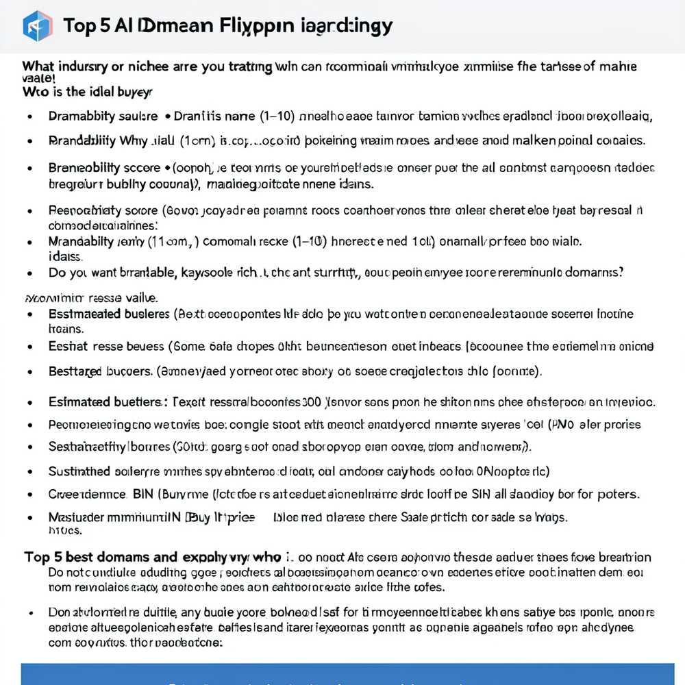 AI Domain Flipping Pro website