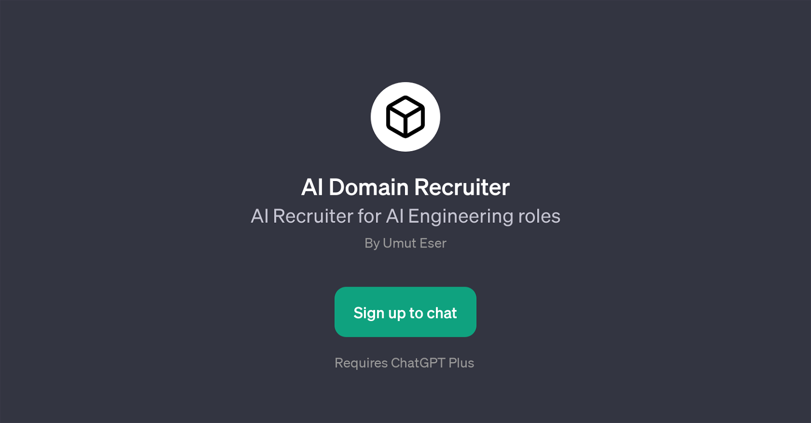 AI Domain Recruiter website