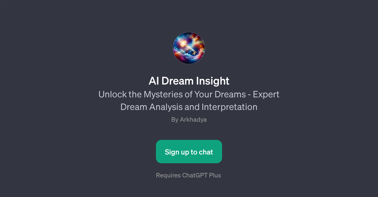 AI Dream Insight website