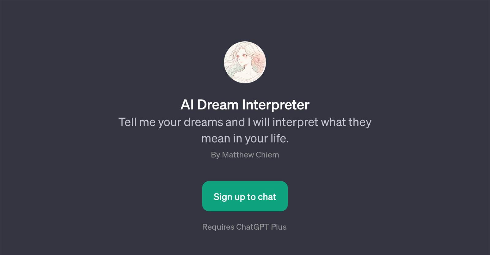 AI Dream Interpreter website