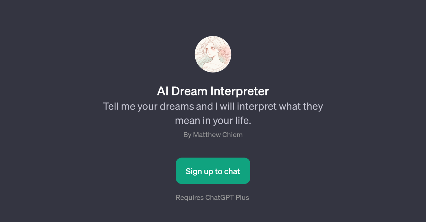 AI Dream Interpreter website