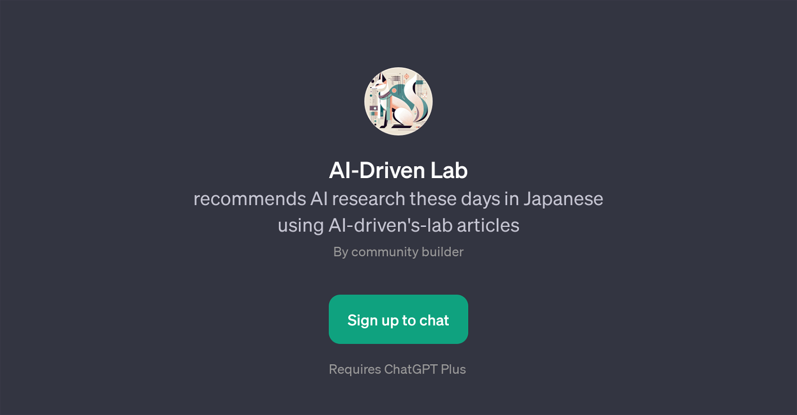 AI-Driven Lab GPT website
